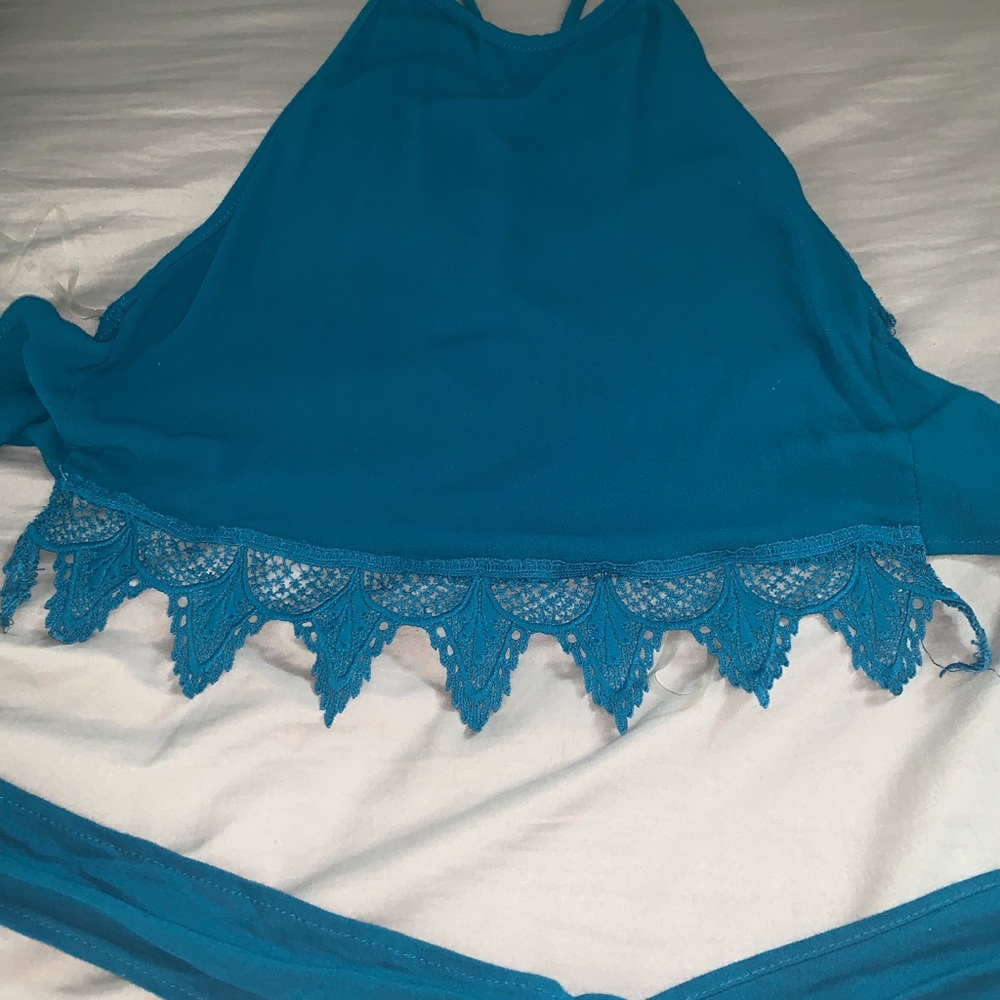 Tie back crop top